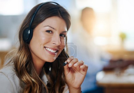 Photo for To the customer, you are the company. a female agent working in a call centre - Royalty Free Image