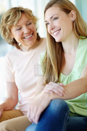 Photo for You put such a big smile on my face. A mother and daughter spending some quality time together - Royalty Free Image