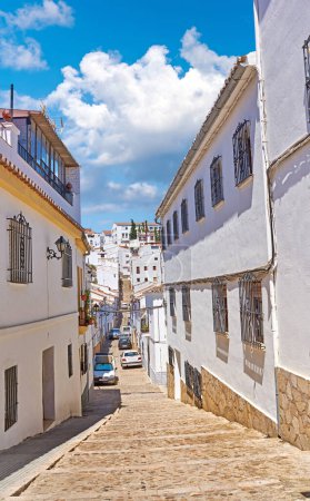 Foto de Ronda - la antigua ciudad de Ronda, Andalucía. La hermosa ciudad antigua de Ronda, Andalucía, España - Imagen libre de derechos