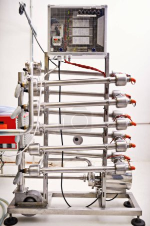 Photo for All part of the brewing process. the workings of a microbrewery - Royalty Free Image