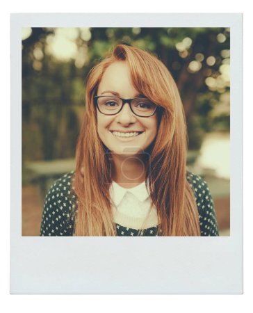 Photo for Confident and self-assured. Portrait of a happy young hipster standing outside in a garden - Royalty Free Image