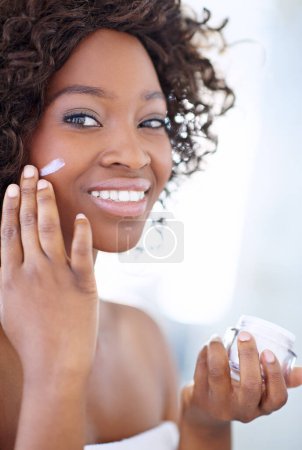 Photo for Redefining perfection. a beautiful young woman during her daily beauty routine - Royalty Free Image