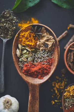 We all live in a world of flavour. an assortment of spices