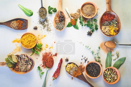 Photo for All the spices you could think of. an assortment of spices - Royalty Free Image