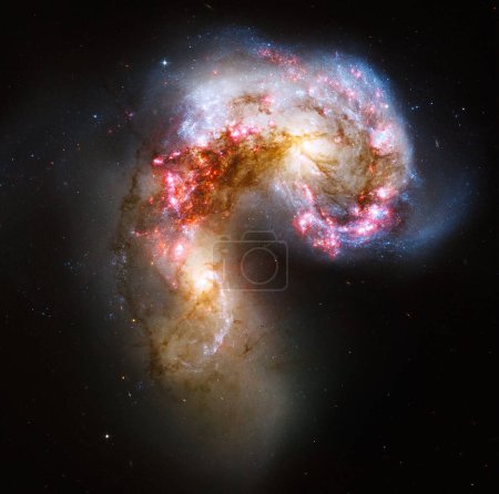 Photo for Star, universe or nebula in space on dark background in the natural milky way solar system for astronomy. Light, galaxy and infinity of the night sky in the cosmos for fantasy or wallpaper background. - Royalty Free Image