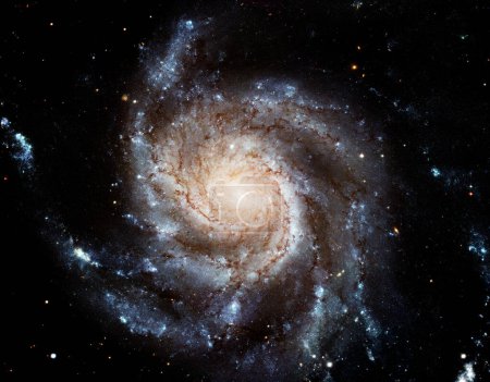 Téléchargez les photos : Cosmos, l'espace et l'univers en spirale sur fond noir avec la lumière, le motif et la couleur du système solaire lueur. Galaxie, infinité et planètes en voie lactée avec nébuleuse brillance, ciel sombre et étoiles dans l'aérospatiale - en image libre de droit