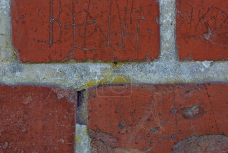 Téléchargez les photos : Zoom, retro and stone wall for concrete building or background material for architecture, texture and surface. Brick, masonry and clay or cement to hold or plaster together for construction and block. - en image libre de droit
