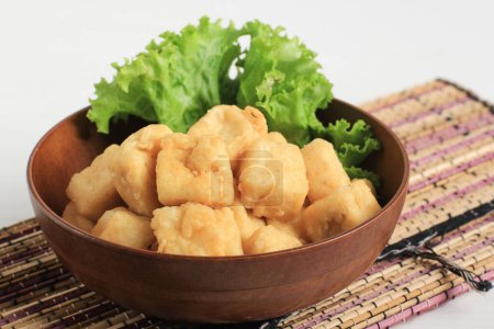 Photo for Homemade Crispy Fried Tofu, Viral Tahu Krispi in Indonesia - Royalty Free Image