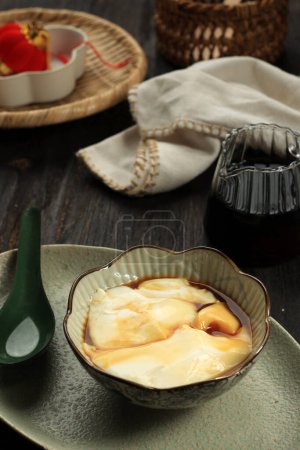 Téléchargez les photos : Pudding au lait de soja Tofu ou Kembang Tahu Tahwa - en image libre de droit