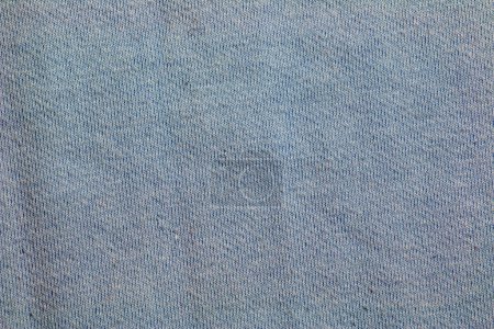 Photo for Blue gray fabric texture background. A piece of cotton fabric is carefully laid out on the surface. Textile texture. - Royalty Free Image