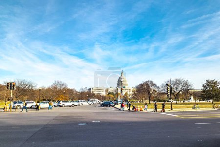 Téléchargez les photos : Washington, DC, États-Unis - 12.16.2023 : Bâtiment Capitol des États-Unis à Washington DC. - en image libre de droit