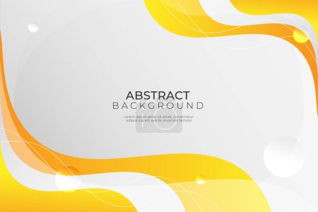 Illustration for Vector wavy background with copy space - Royalty Free Image