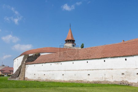 Photo for View of the historical Church-fortress in the city of Prejmer. Transylvania. Romania - Royalty Free Image