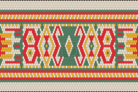 Patrón oriental étnico geométrico en el estilo de fondo blanco illustration.Arabian vector, fondo abstracto, tradicional, Aztec.design para textura, tela, ropa, envoltura, diseño, bufanda, impresión, muebles.