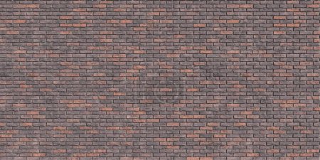 Photo for 3d illustration of bricks wall texture in interior and architecture, background - Royalty Free Image