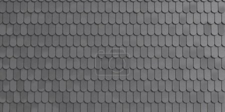 3d illustration of roof ceramic texture in interior and architecture, background
