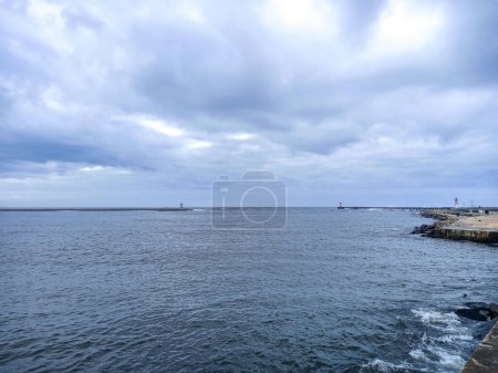 Foto de Mirando al horizonte (Oporto, Portugal) - Imagen libre de derechos