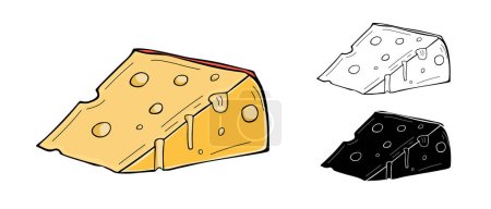 illustration vectorielle de fromage
