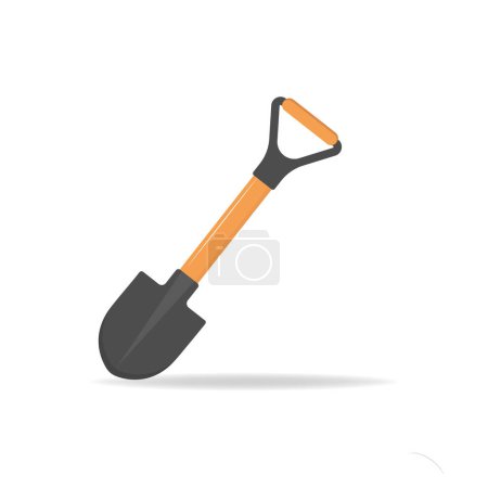 Illustration for Garden shovel isolated on white background - Royalty Free Image