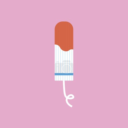 Ilustración de Usado vector de icono de tampón femenino, ilustración, símbolo - Imagen libre de derechos