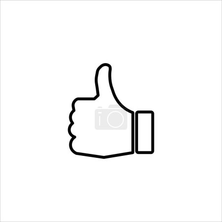 thumbs up icon vector illustration symbol