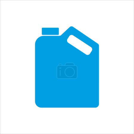 Illustration for Plastic canister icon vector illustration symbol - Royalty Free Image