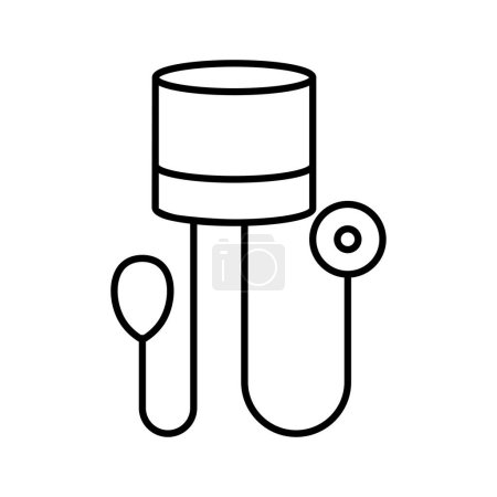 Illustration for Tonometer icon vector illustration symbol - Royalty Free Image