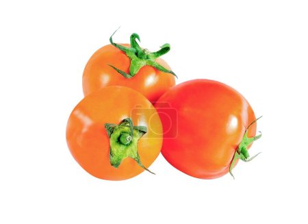 Téléchargez les photos : Tomates isolées sur fond blanc - en image libre de droit