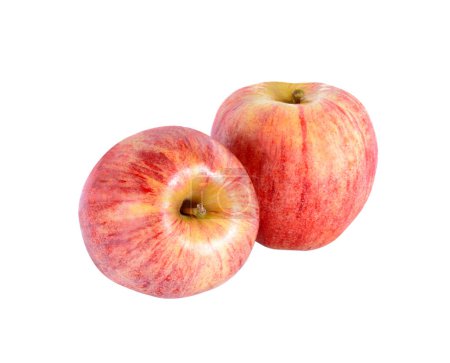 Téléchargez les photos : Pomme rouge isolée sur fond blanc - en image libre de droit
