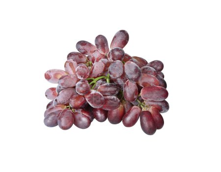 Téléchargez les photos : Bouquet de raisin isolé sur fond blanc - en image libre de droit
