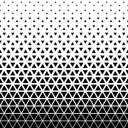 Illustration for Halftone triangles pattern. Abstract geometric gradient background. Vector illustration, EPS 10. - Royalty Free Image