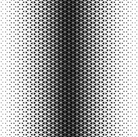 Illustration for Halftone triangles pattern. Abstract geometric gradient background. Vector illustration, EPS 10. - Royalty Free Image