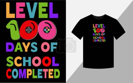 Photo for Level 100th days of school completed - Royalty Free Image
