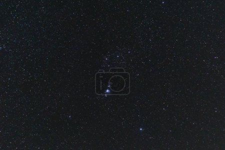 Stars of Orion constellation at the night sky