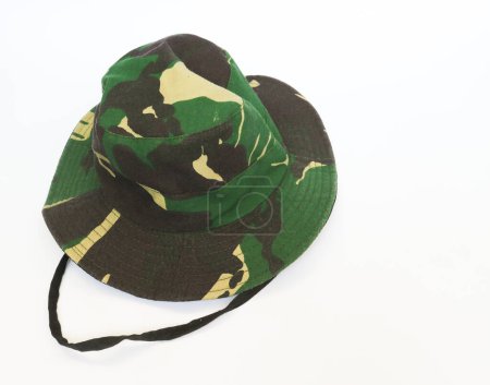 Photo for Children's Army camouflaged hat - Royalty Free Image