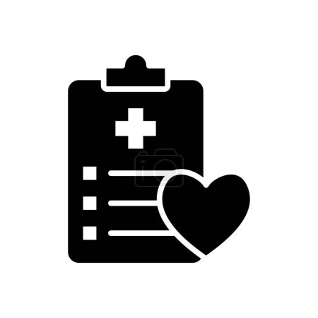 Foto de Plantillas de diseño de vectores de icono de chequeo médico sobre fondo blanco - Imagen libre de derechos