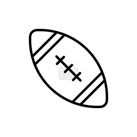 Foto de Plantillas de diseño de vectores de icono de fútbol americano aisladas sobre fondo blanco - Imagen libre de derechos