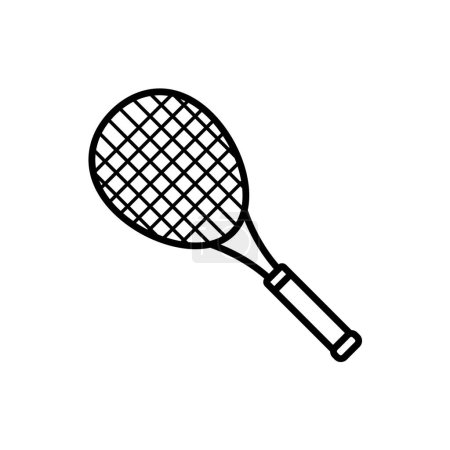 Foto de Raqueta Tenis icono diseño vectorial plantillas aisladas sobre fondo blanco - Imagen libre de derechos