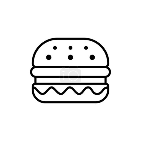 Foto de Delicioso icono de hamburguesa alimentos bebidas simples y modernas plantillas de diseño de concepto - Imagen libre de derechos