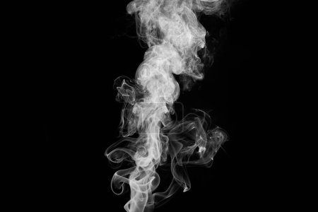 Photo for Smoke on black background. abstract texture, overlay - Royalty Free Image