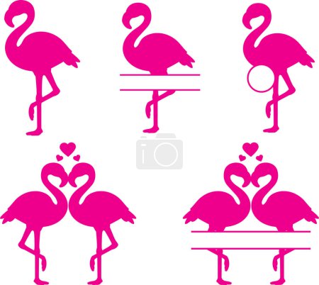Flamingo, Vogel, Rosa Flamingo, Sommer, Tier, Flamingo Silhouette