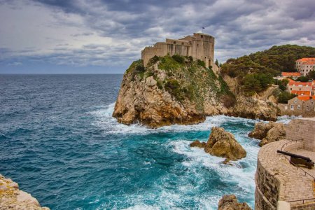 Fort Lovrijenac ou Forteresse Saint-Laurent dans la ville de Dubrovnik, Croatie