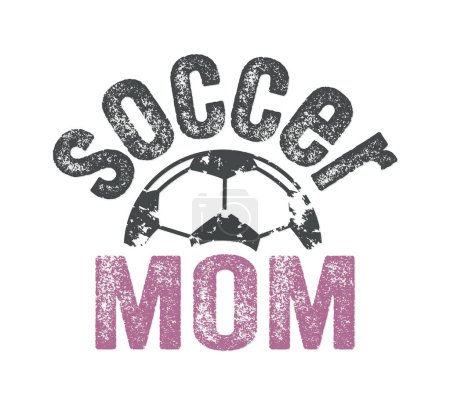 Soccer Mom in Vintage Retro style