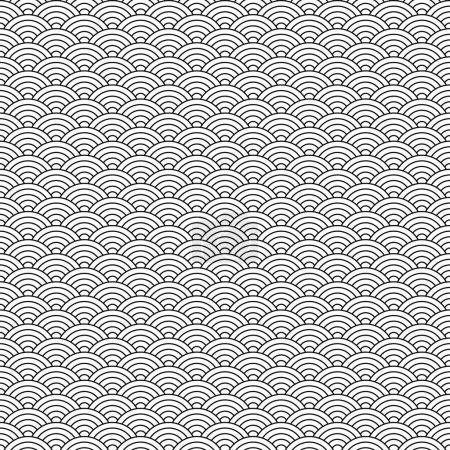 Foto de Escalas sin costura patrón pescado textura dragón piel reptil telón de fondo sirena cola tradicional chino fondo de pantalla asiático - Imagen libre de derechos