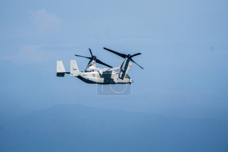 Photo for 08-10-2022 San Diego, USA US Navy Boing V-22 doing a flyby. High quality photo - Royalty Free Image