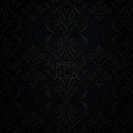 Luxury black background with space for your own creations Poster 645268870
