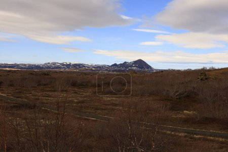 Photo for Myvatn area is located in North Iceland in the vicinity of Krafla volcano - Royalty Free Image