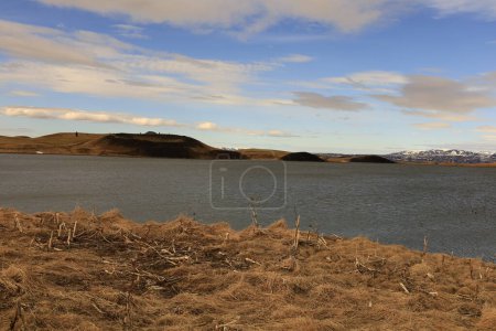 Photo for Myvatn area is located in North Iceland in the vicinity of Krafla volcano - Royalty Free Image