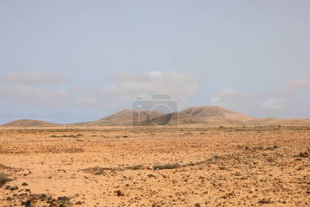 Foto de El Montana de Tindaya es una montaña en Fuerteventura, una de las Islas Canarias - Imagen libre de derechos