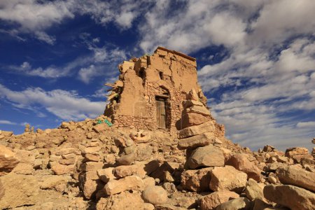A Benhaddou se trouve un phare historique le long de l'ancienne route caravane entre le Sahara et Marrakech au Maroc